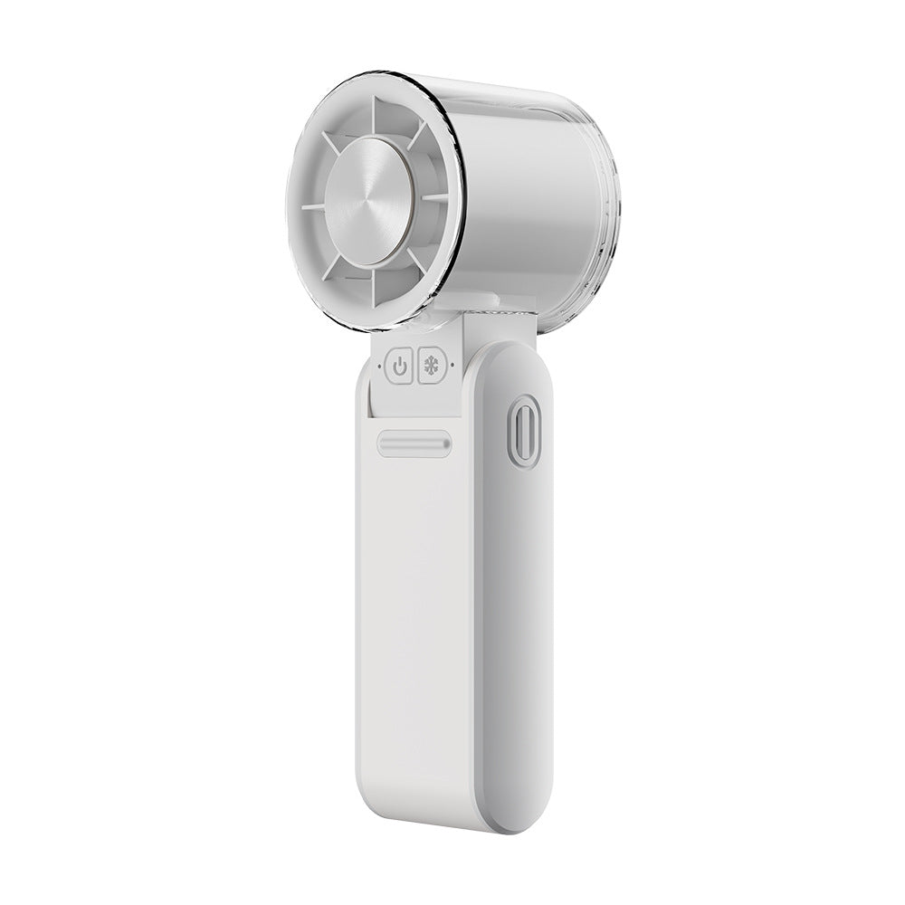 Women's Portable Mini Fan with USB Charging Function and LED Display Bowlift