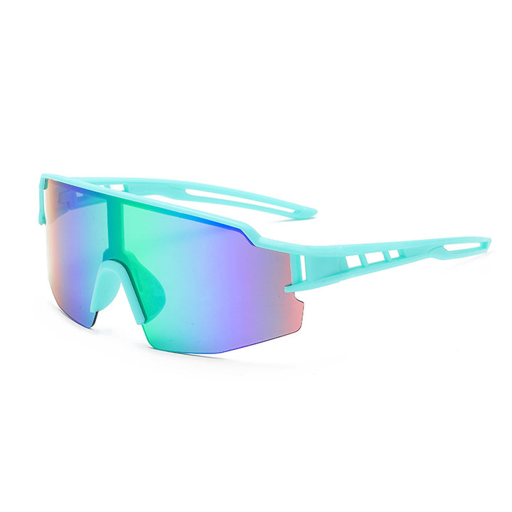 Unisex nan sporty wraparound sunglasses with ultra-light polycarbonate lens and non-slip nose bridge Bowlift