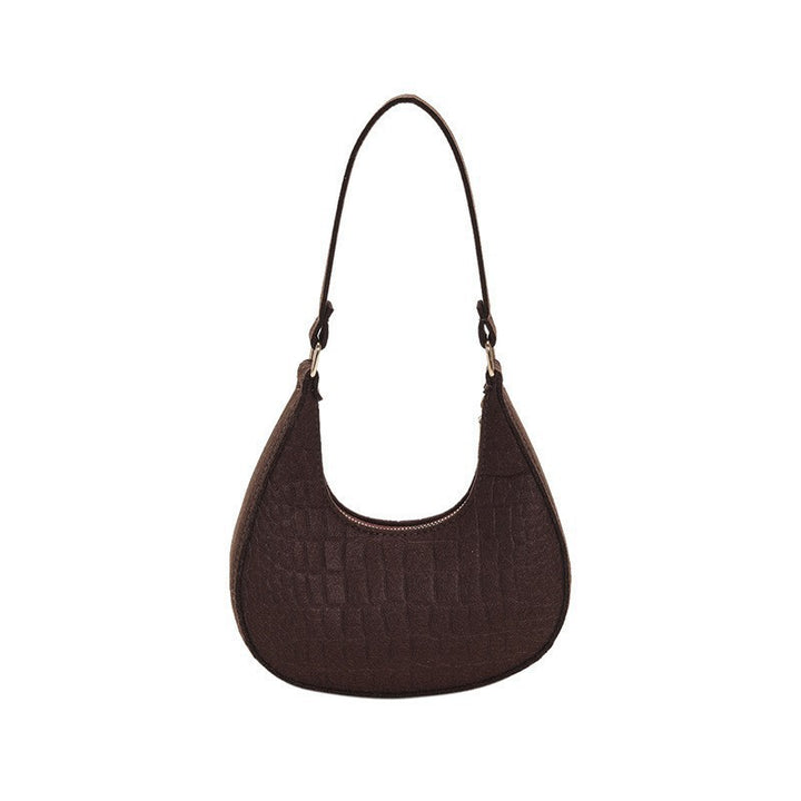 WoCrocodile Texture Handheld Hobo Bag Bowlift
