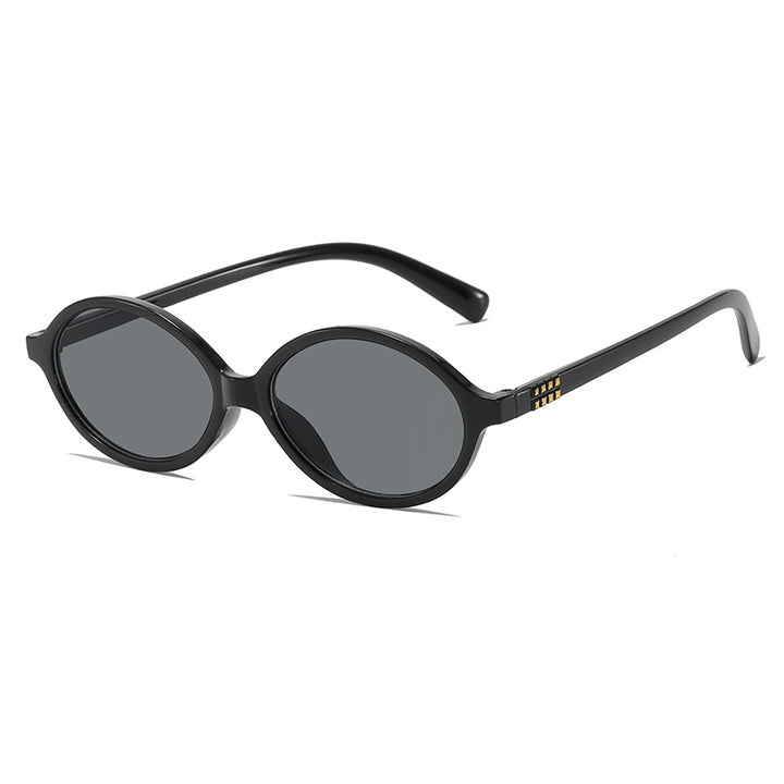 Vintage Oval Frame Sunglasses Bowlift