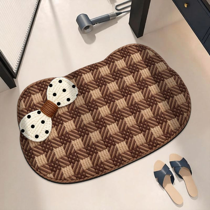 Cozy Decorative Bath Mat Bowlift