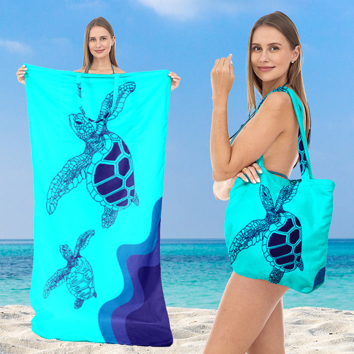 Tote bag in stylish lotus design Bowlift