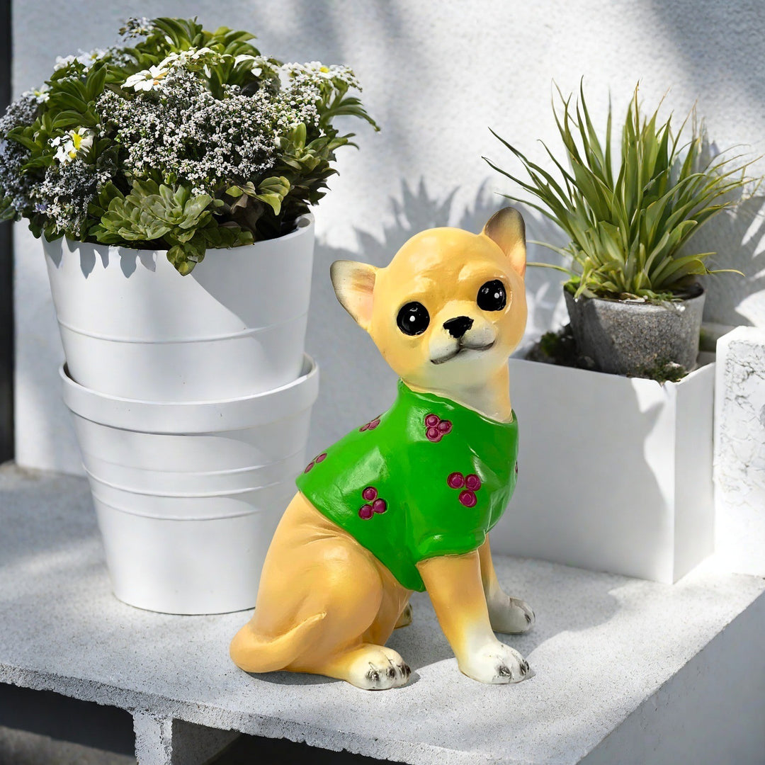 Decorative Sleeping Bulldog Figure Bowlift