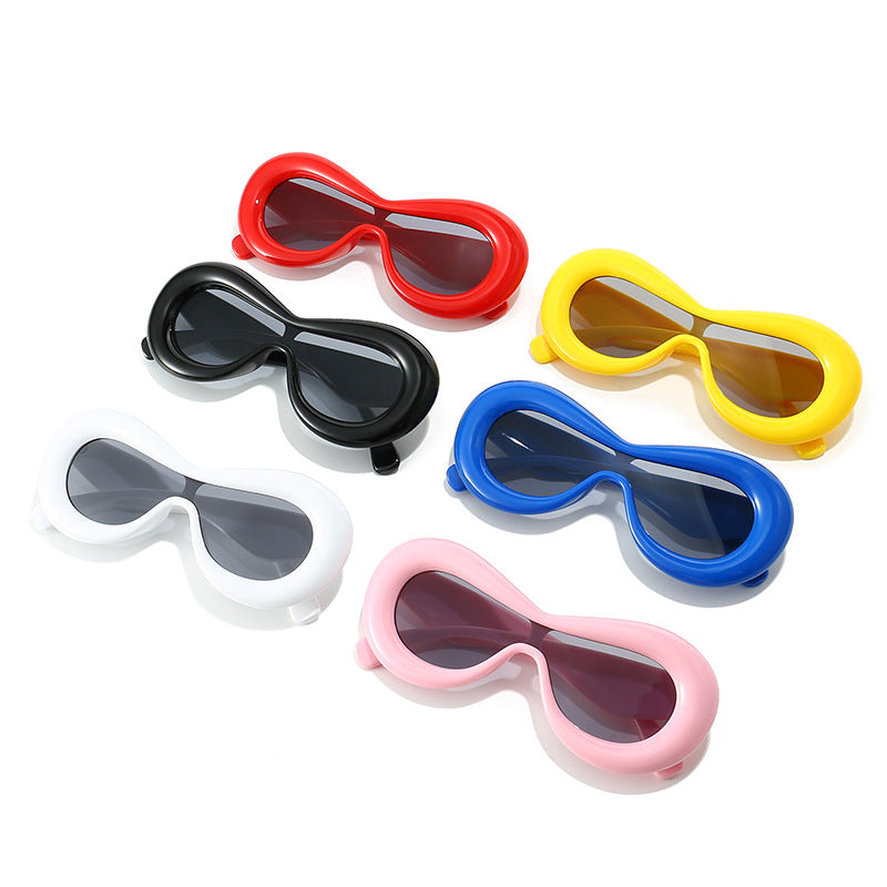 Women's futuristic eye mask sunglasses Bowlift