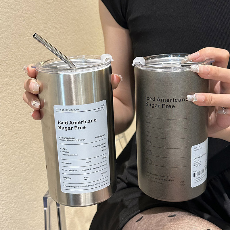 Women’s insulated mug with integrated straw and practical lid Bowlift