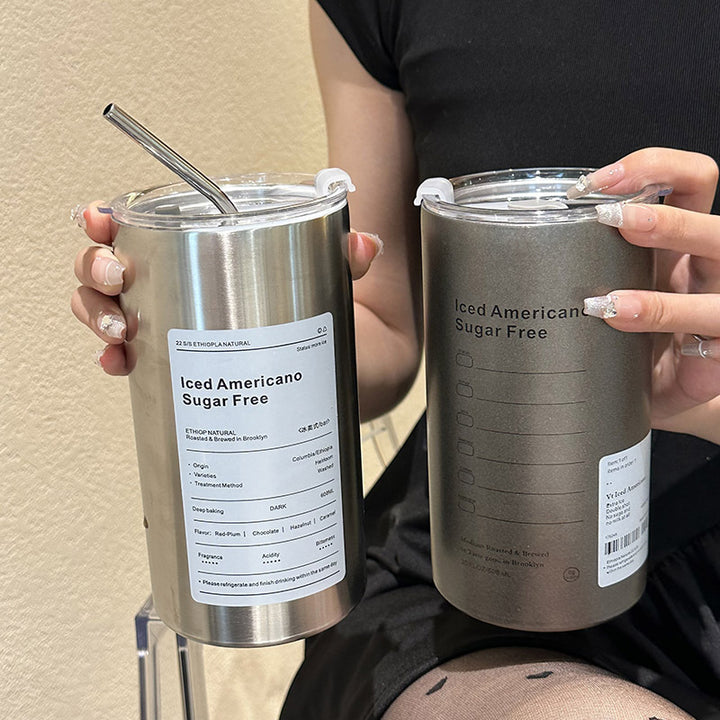 Women’s insulated mug with integrated straw and practical lid Bowlift