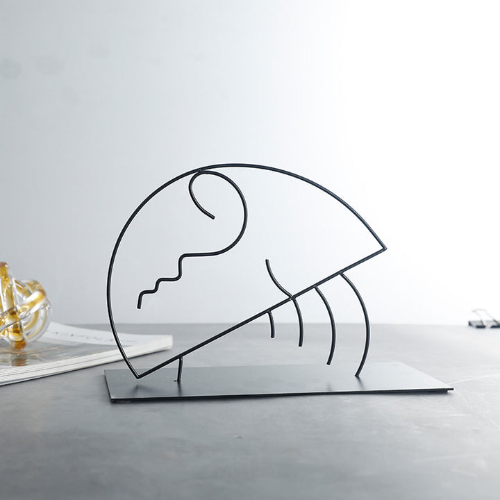Modern Abstract Jellyfish Sculpture
