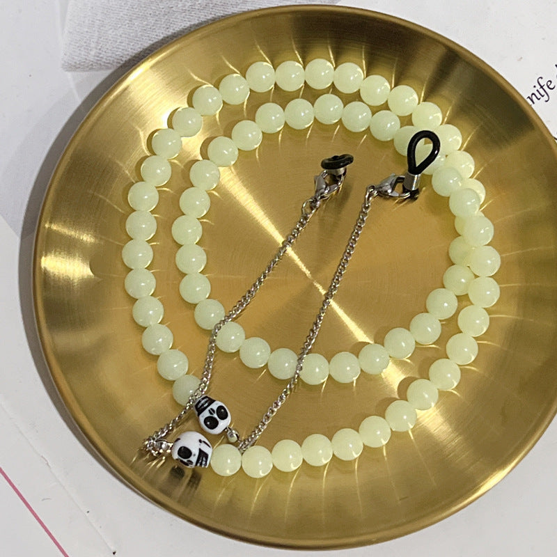 Creative Beaded Eyewear Chain Bowlift