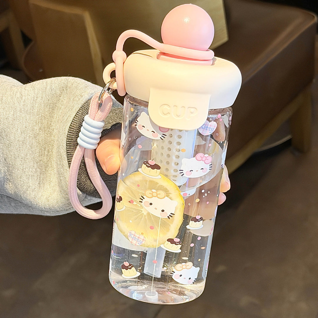 Women's Creative Water Bottle with Casual Design Bowlift