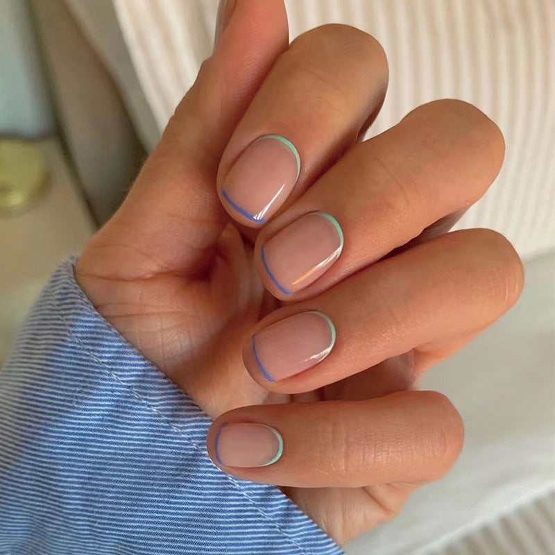 Artistic Nail Art with Creative French Tips Bowlift