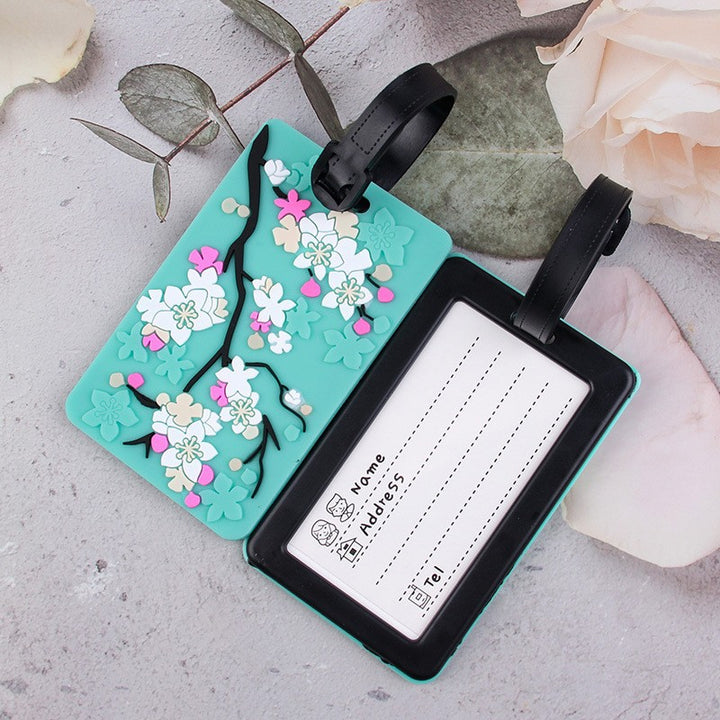 Whimsical Heart Balloon Luggage Tag Bowlift