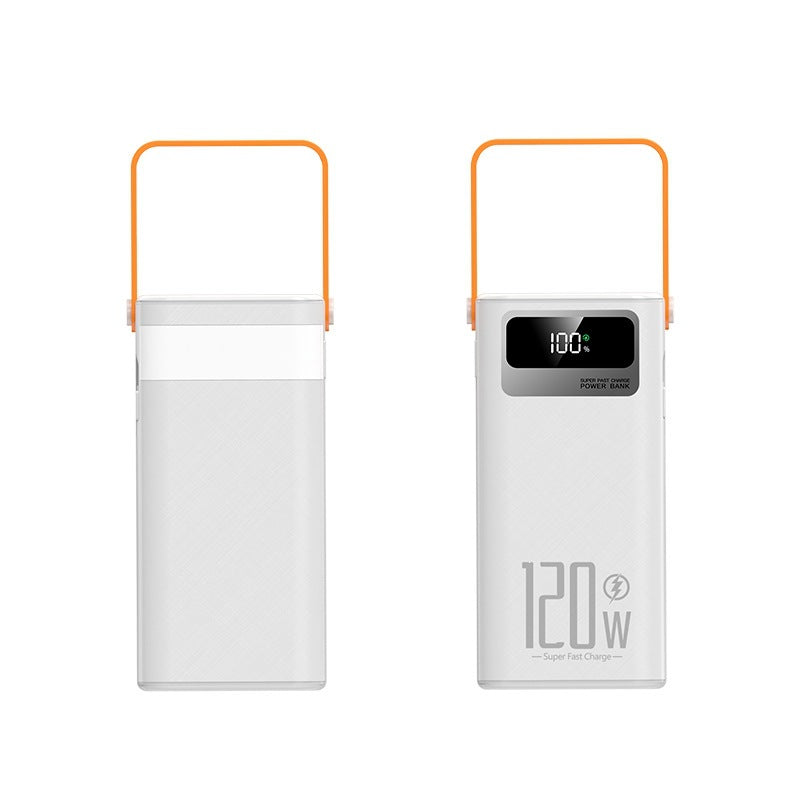 Portable power bank with 120W fast charging function and smart display Bowlift