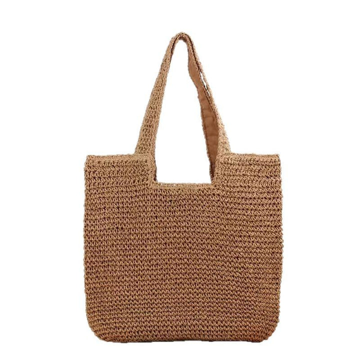 Hand-knotted straw tote bag Bowlift