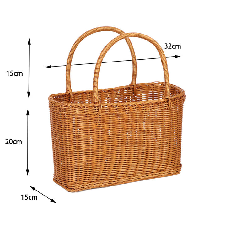 Storage Woven Basket Bowlift
