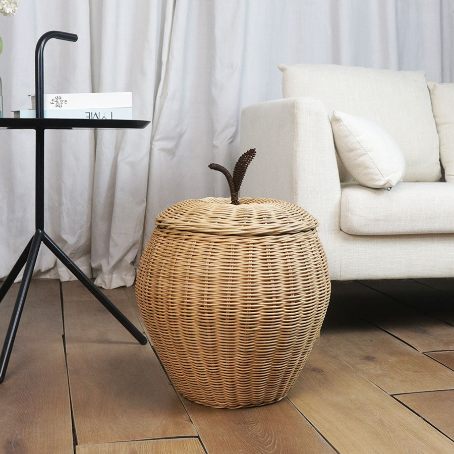 Decorative Woven Storage Container with Lid Bowlift