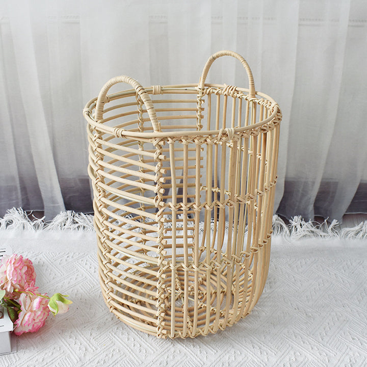 Decorative Wicker Storage Bin Bowlift