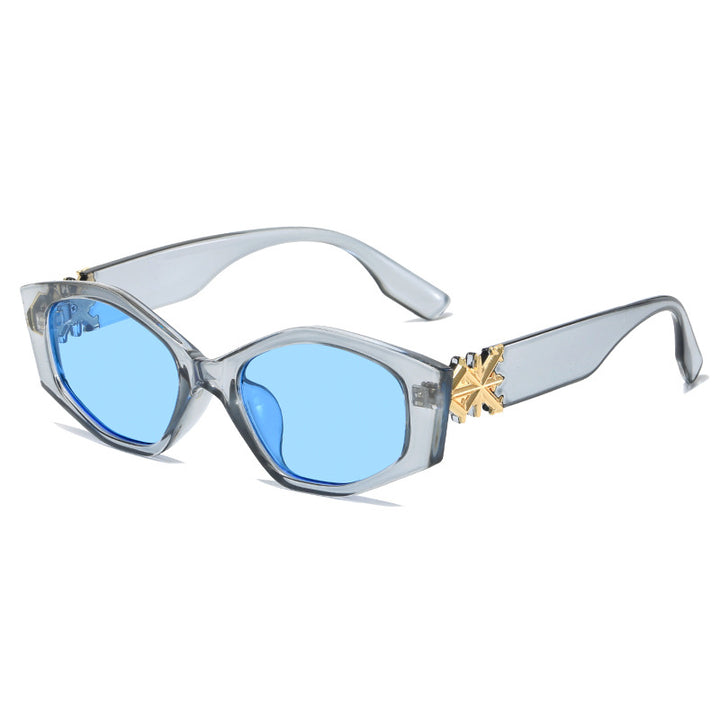 Women's geometric sunglasses with luxurious detail Bowlift