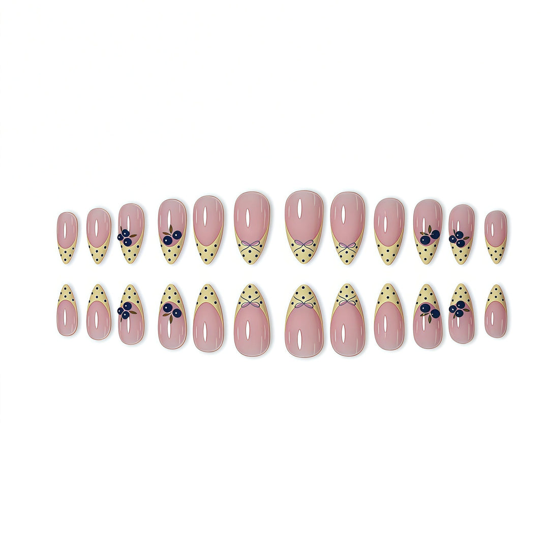 Artistic Floral Nail Design Bowlift