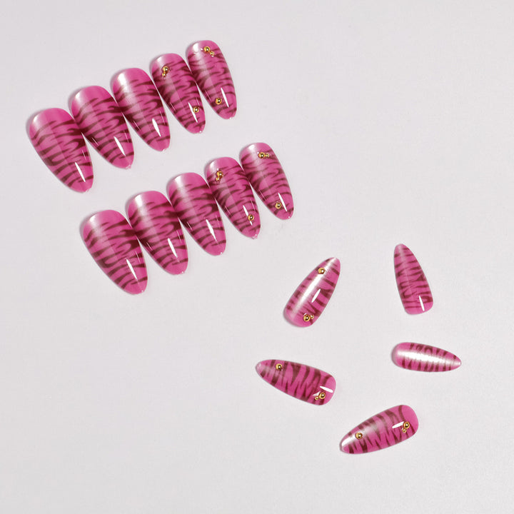 Artistic Press-On Nail Art Set Bowlift