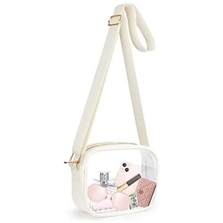Practical shoulder bag with transparent inserts Bowlift
