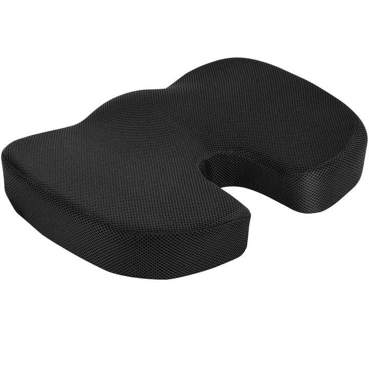 Ergonomic Memory Foam Coccyx Support Seat Cushion with Breathable Mesh Cover Bowlift