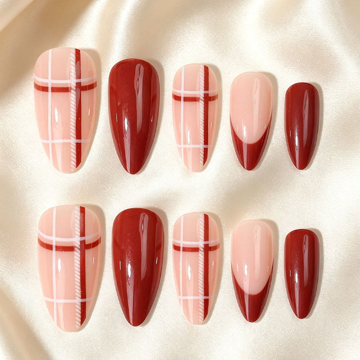 Elegant Glossy Nail Tips Set Bowlift