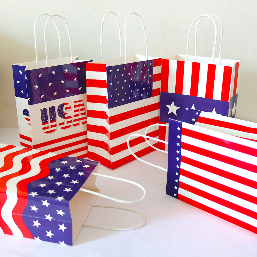 Women's gift bag with patriotic design Bowlift