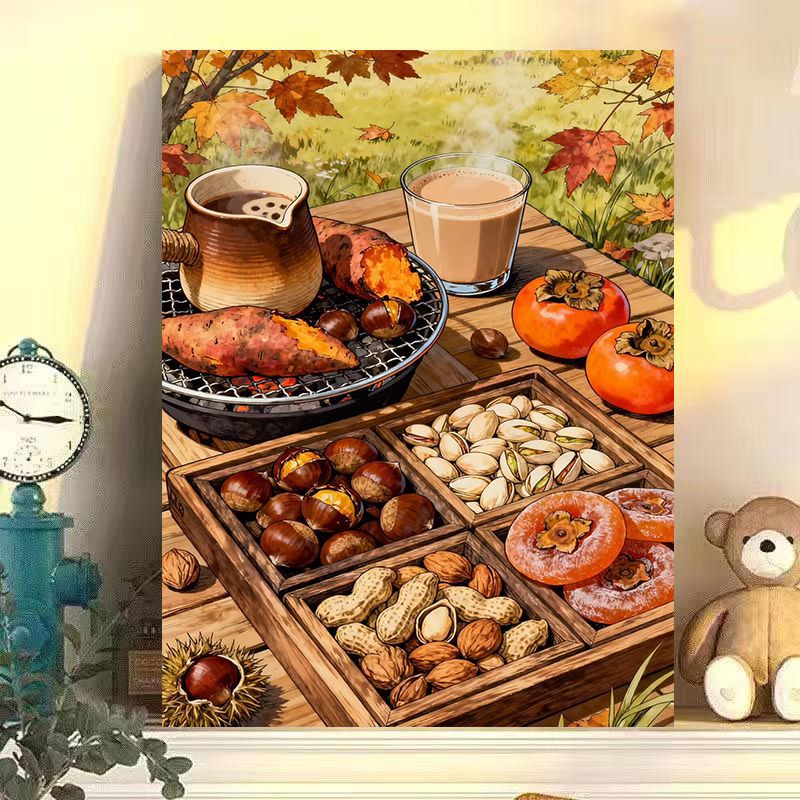 Autumn Harvest Kitchen Art Print Bowlift