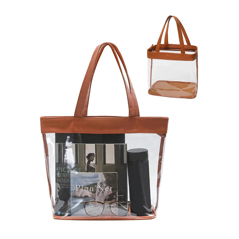 Transparent tote bag with removable interior compartment Bowlift