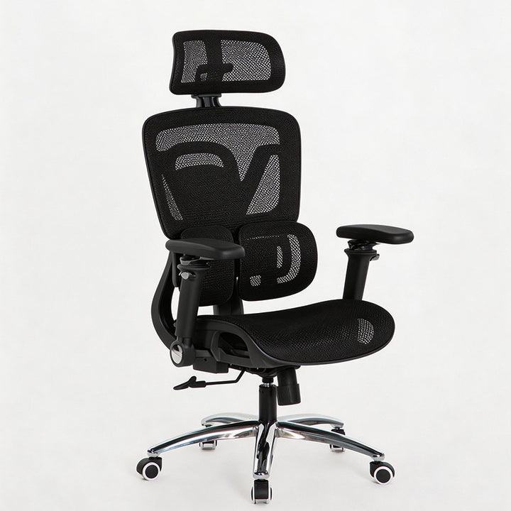 High-Back Ergonomic Office Chair Bowlift