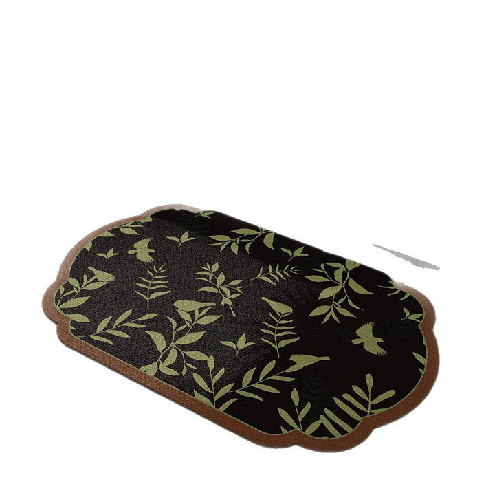 Floral Embellished Area Mat Bowlift
