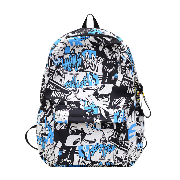 Artistic Graphic Print Backpack Bowlift