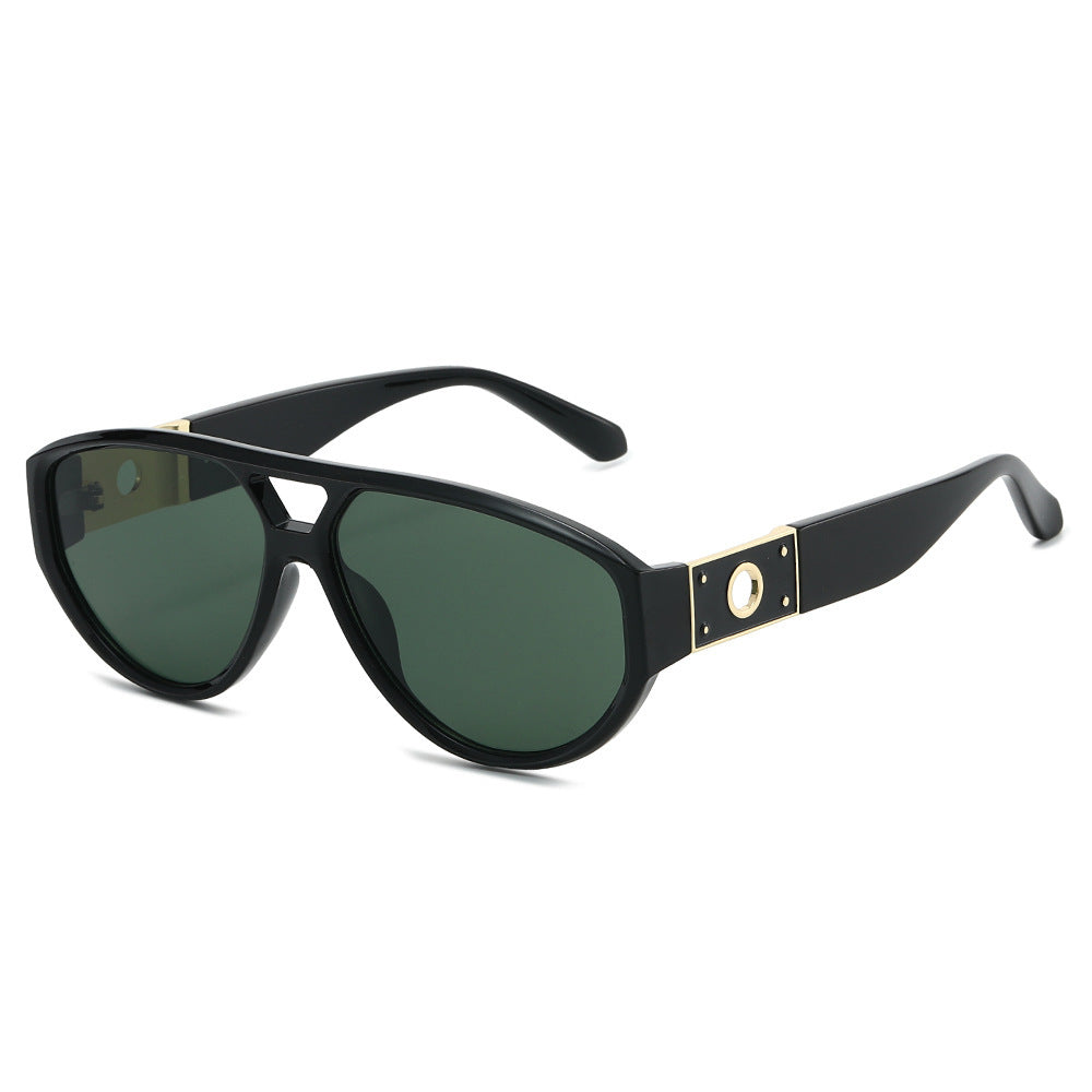 Vintage-Inspired Geometric Sunglasses Bowlift