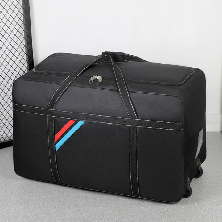 Spacious travel bag with lightweight wheels and reinforced carrying handle Bowlift