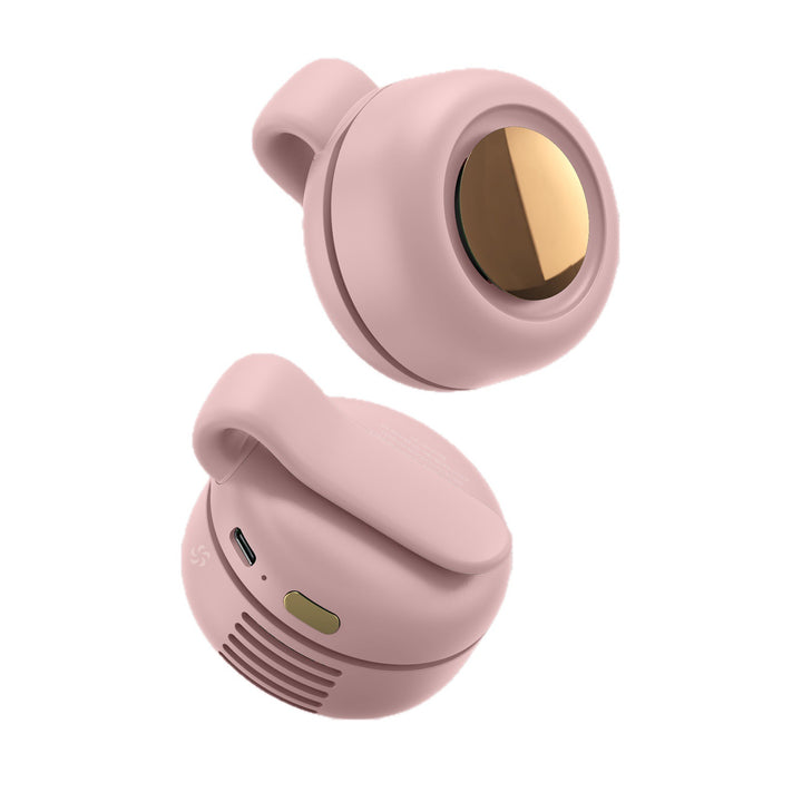 Cooling wearable clip-on personal neck cooling fan with full-rotation adjustable airflow Bowlift