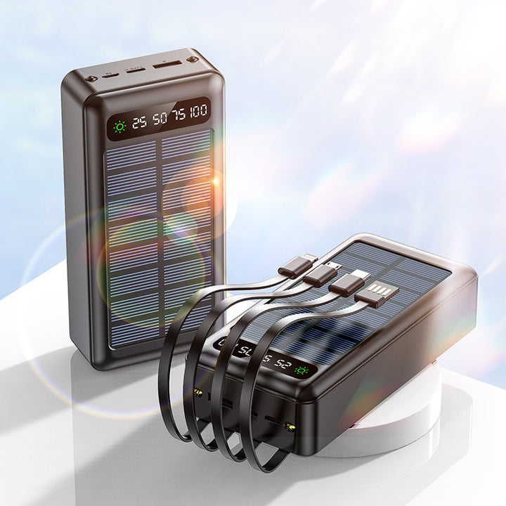 Solar Power Bank with Multiple Fast Charging Function Bowlift