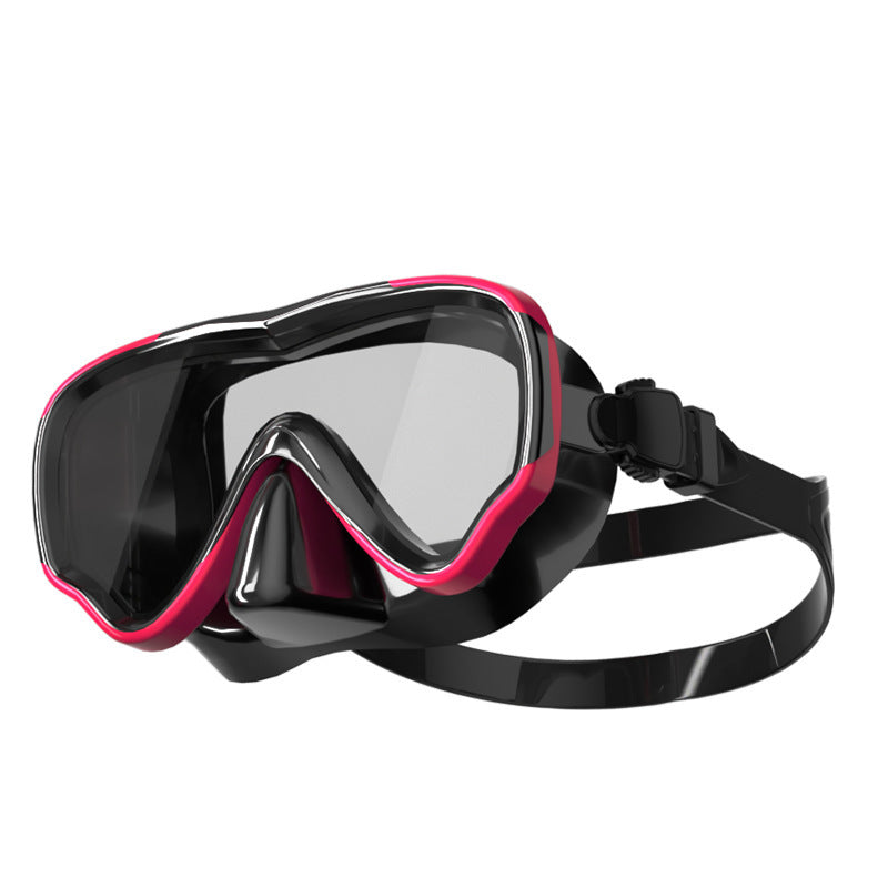Diving mask with comfortable silicone cover Bowlift
