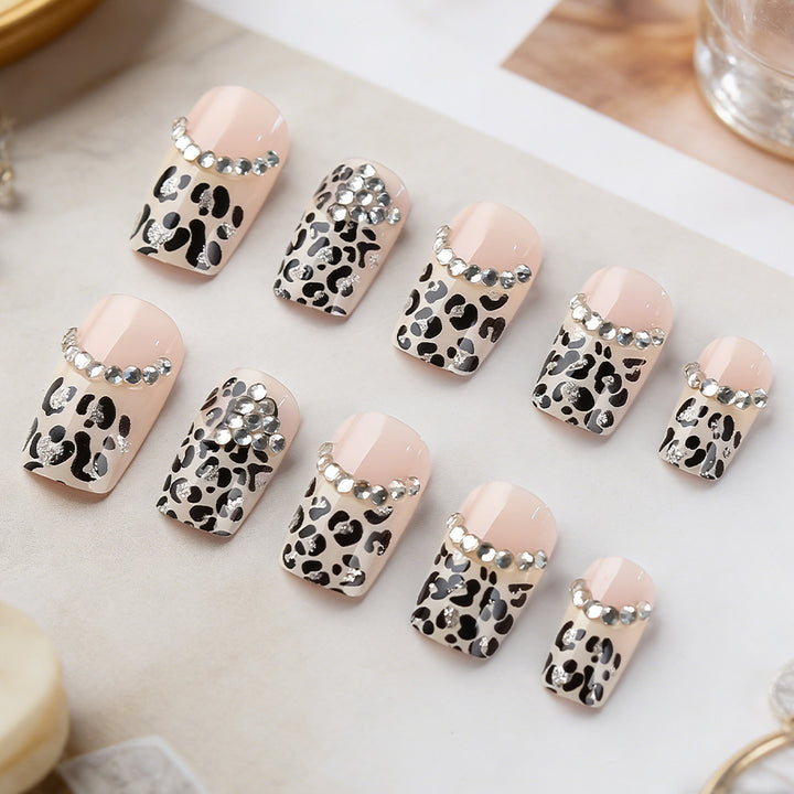 Decorative Nail Art With Crystal Accents Bowlift