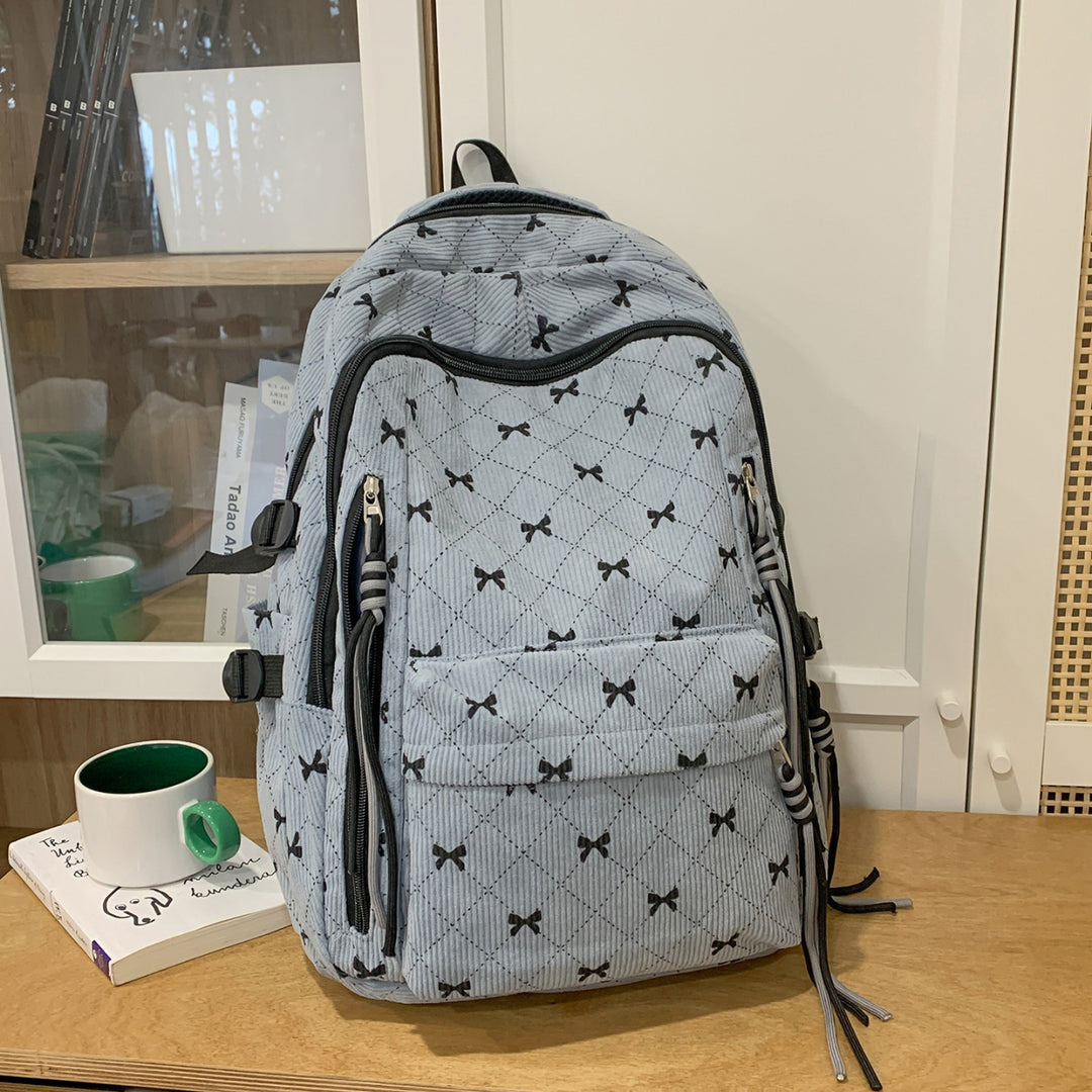 Stylish Quilted Backpack Bowlift