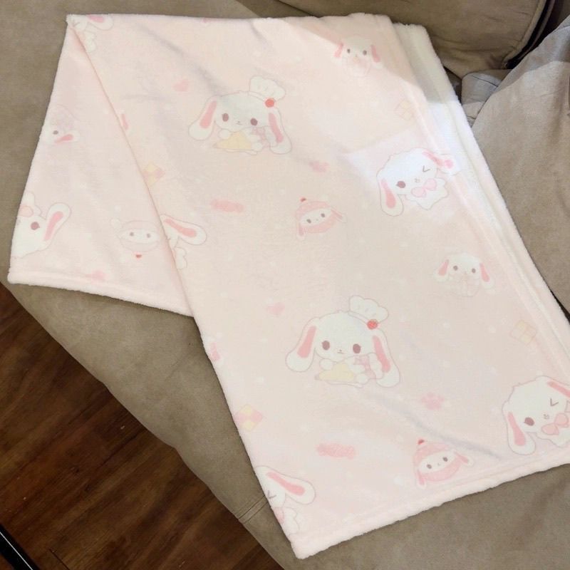 Cute Animal-Themed Fleece Throw Blanket