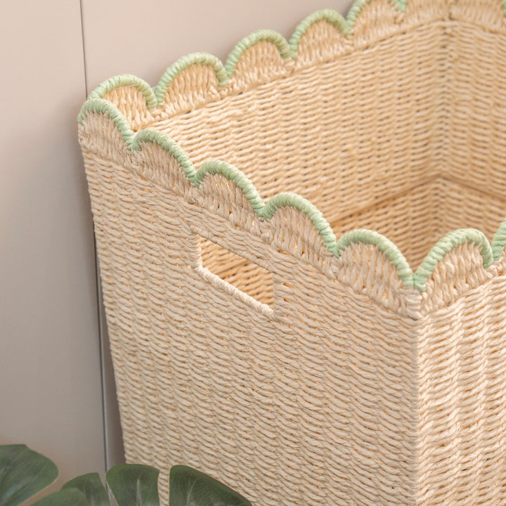 Tall Woven Storage Basket Bowlift