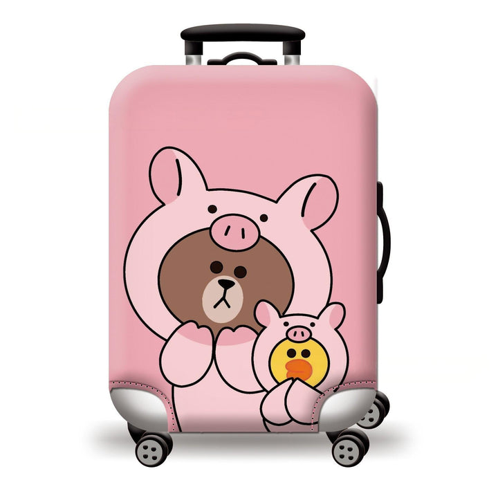 Women Hard Shell Suitcase with Cute Animal Design Bowlift