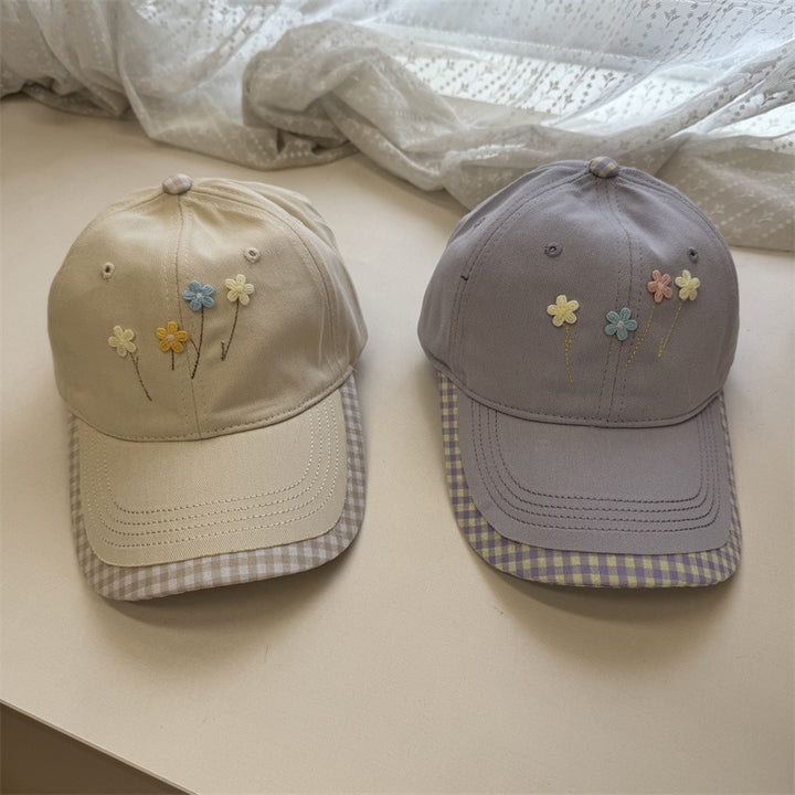 Women's Embroidered Floral Baseball Cap Bowlift 1783922357