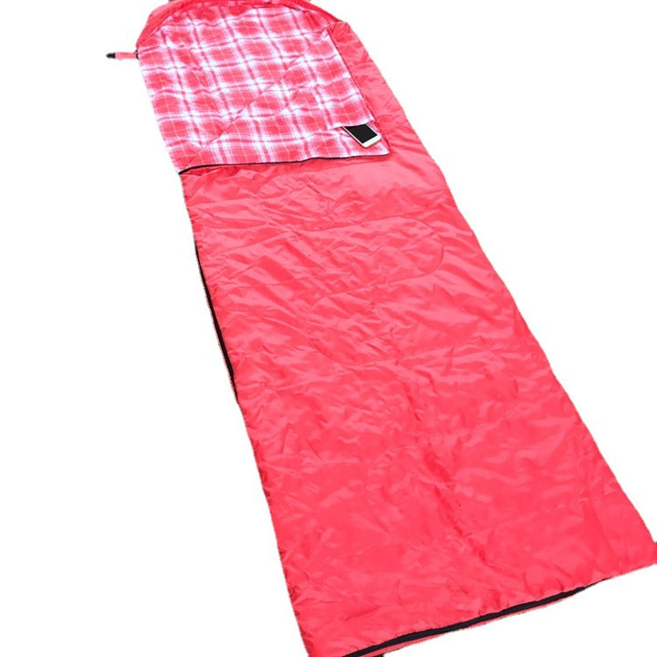 Outdoor Sleeping Bag With Comfortable Interior Equipment Bowlift