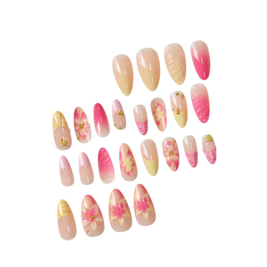Artistic Nautical Theme Nail Art Enhancements Bowlift