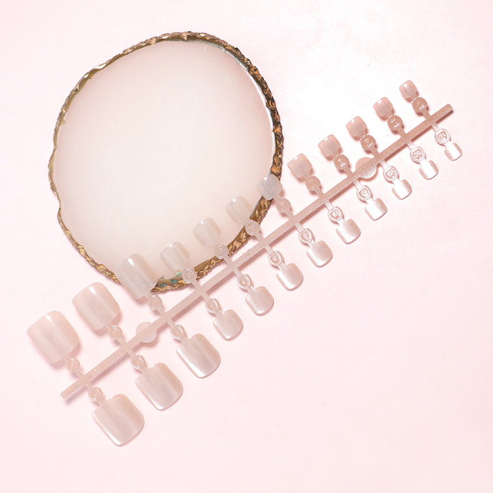 Premium Pedicure Press-On Toe Nails Bowlift