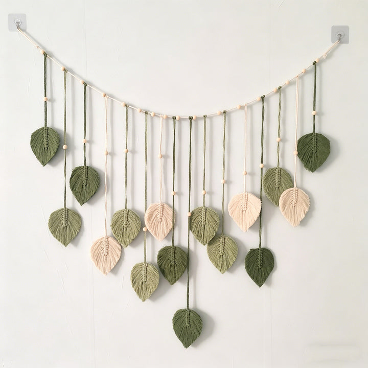 Macrame Leaf Wall Hanging
