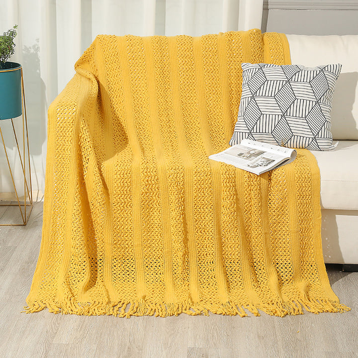 Ladies Large Knitted Blanket Bowlift