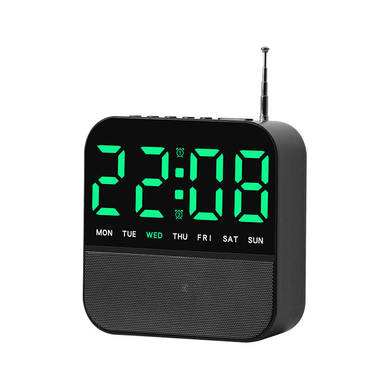 Digital Alarm Clock with LED Display Bowlift