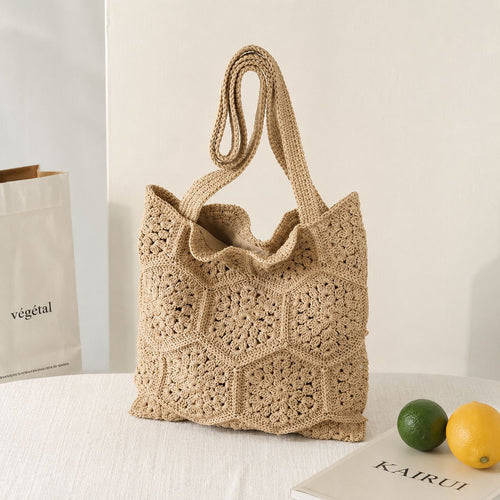 Handmade knitted bag Bowlift